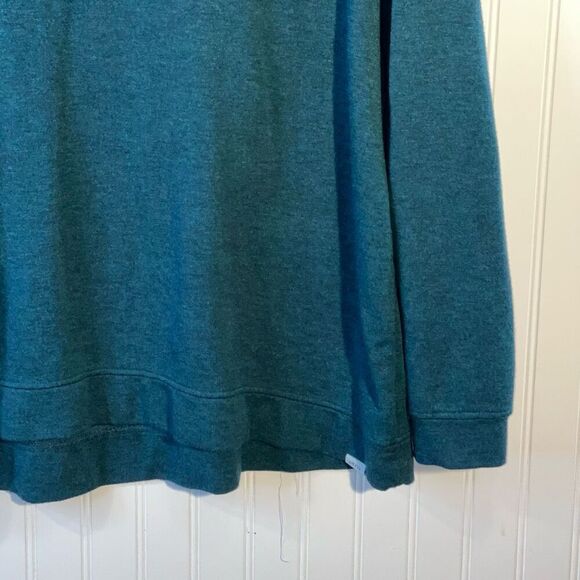 Orvis Cozy Soft Crewneck Sweater Women’s XLarge Green Relaxed Fit Pullover - Picture 5 of 12